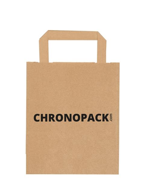 Chronopack Sac Poign Es Plates Kraft S