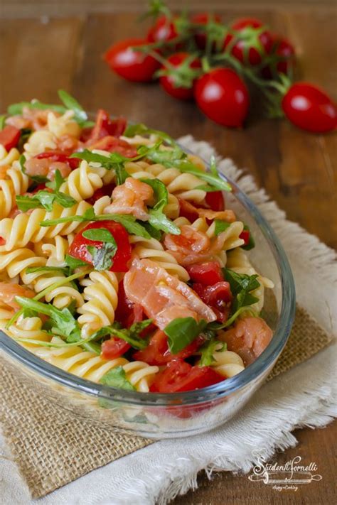 PASTA FREDDA SALMONE E RUCOLA Strepitosa In SOLI 20 Minuti