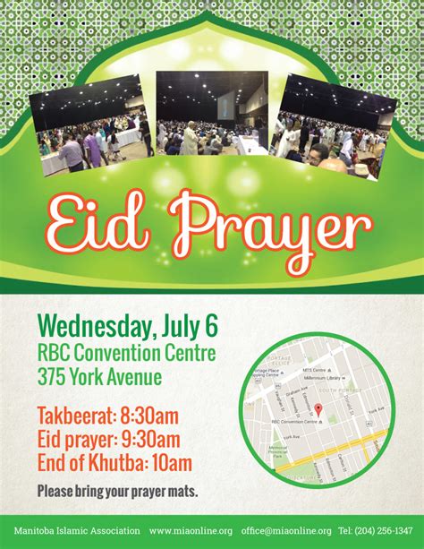 Eid Prayer - Manitoba Islamic Association