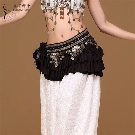 New Arrival Belly Dance Waist Belt Sexy Coin Dance Belt Hip Scarf