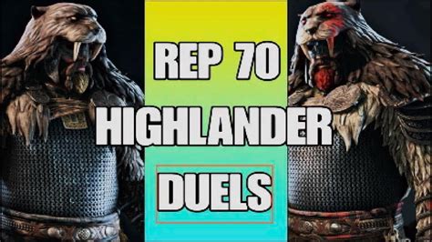 For Honor Rep Highlander Duels Best Hero Skin In The Game