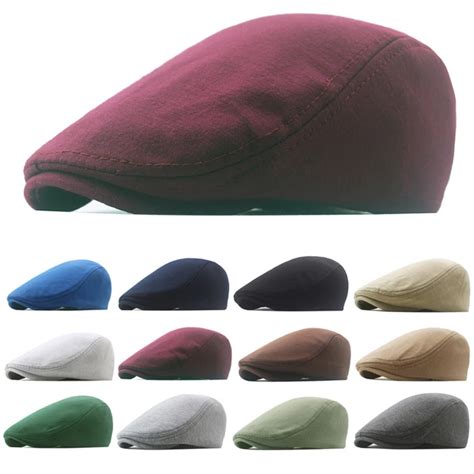 Casquettes Newsboy En Coton Pour Hommes B Ret En Corne Pour Hommes