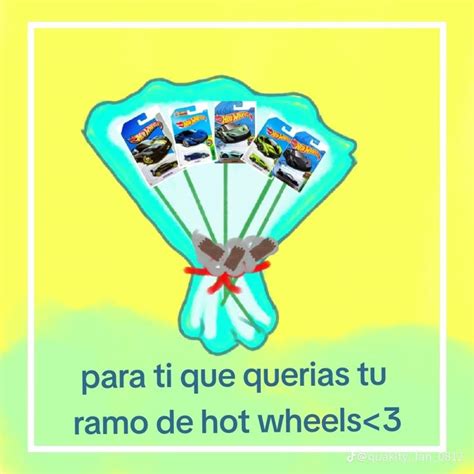 A Poster With The Words Parati Que Queias Tu Tamo De Hot Wheels