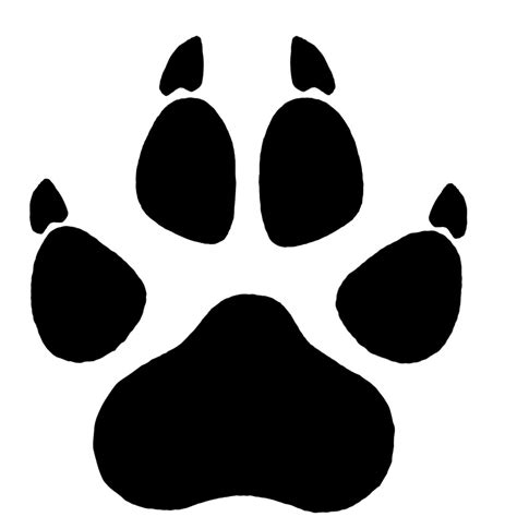 Jaguar Paw Print Clipart | Free download on ClipArtMag