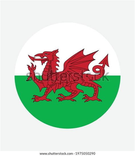 National Wales Flag Official Colors Proportion Stock Vector (Royalty ...