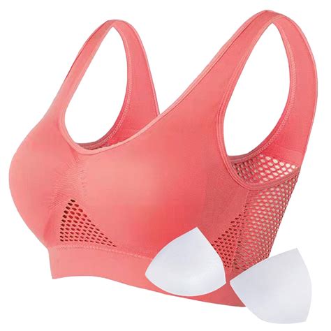 Rgdypko Womens Underwire T Shirt Bra Sports Bras Seamless Wirefree Breathable Yoga Bras Sleep