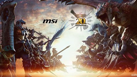 Msi Reveals Limited Edition Monster Hunter Gaming Products