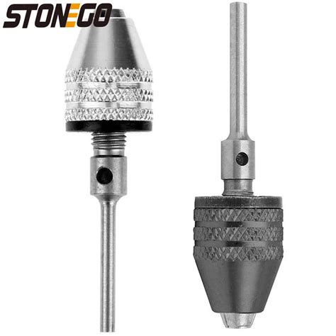 STONEGO 1PC Drill Chuck Keyless 0 3 3 4mm Adapter Power Drill Bit