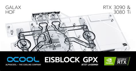 Alphacool Präsentiert Heute Den Eisblock Aurora Acryl Gpx Wasserkühler Mit Backplate Für Galax