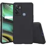 Buy MULTRONICS Black Rubber Back Cover Compaitible With Moto G60 Online