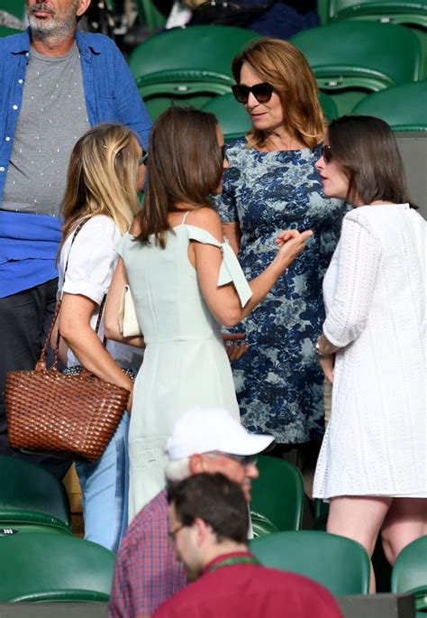 Pippa Middleton Watches Wimbledon In Stunning Mint Green Dress By A