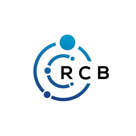 Rcb Letter Technology Logo Design On White Background Rcb Creative