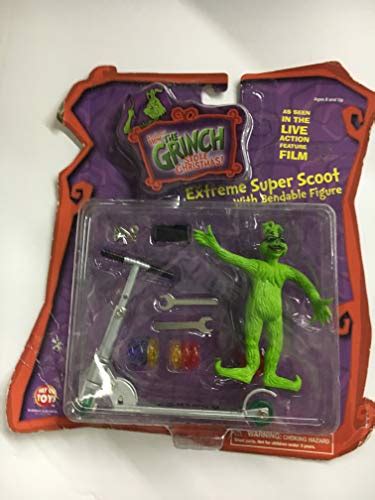 Buy Jim Carrey As The Grinch Bendable Action Figure Assorted As Seen