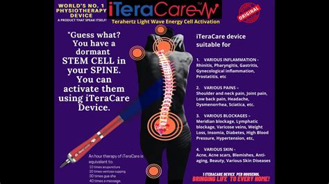 Iteracare Thz Terahertz Device Your Health Partner Youtube