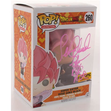 Sean Schemmel Signed Dragon Ball Z 260 Super Saiyan Rose Goku Black