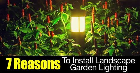 7 Reasons To Install Landscape Garden Lighting | Rustic outdoor ...