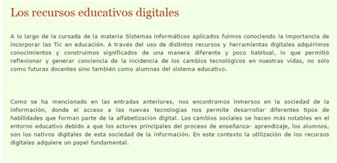 Captura de portafolio digital conexión con entradas anteriores