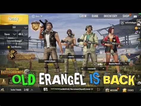 Finally Old Erangel Is Back Pubg BGMI OldErangel YouTube