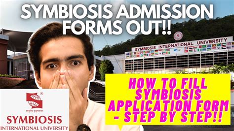 How To Fill Symbiosis Application Form Step By Step Explained Set