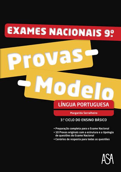 Provas Modelo Língua Portuguesa 9º Ano Exames Nacionais Brochado