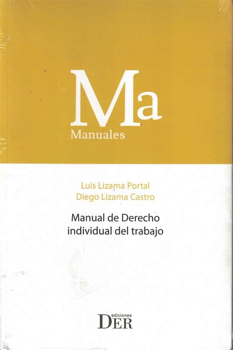 Manual De Derecho Individual Del Trabajo El Jurista Ediciones