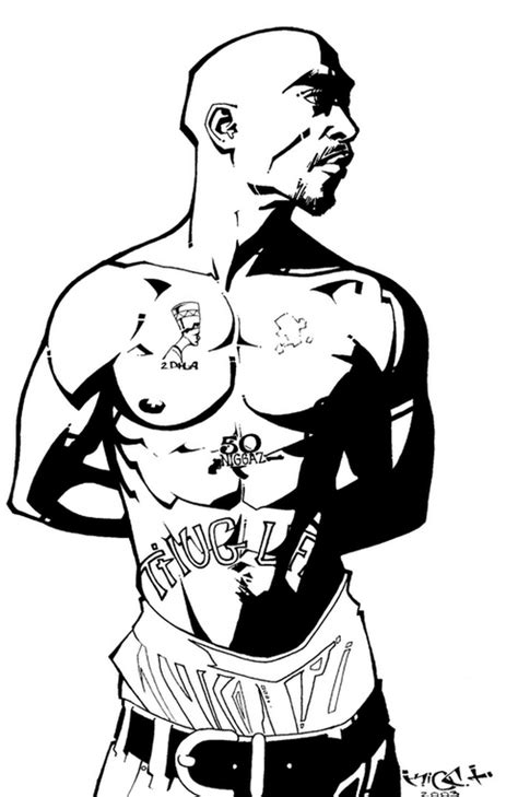 2pac Shakur Coloring Pages Coloring Pages