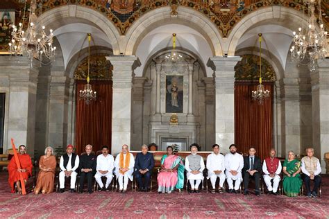 The President Of India Smt Droupadi Murmu Presented Padma Vibhushan