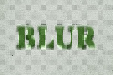 Blurred Dots Text Effect By Pixelbuddha On Dribbble