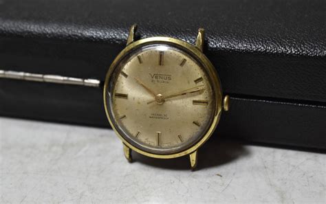 Vintage Venus 21 Rubis Incabloc Waterproof Watch Swiss Made Etsy