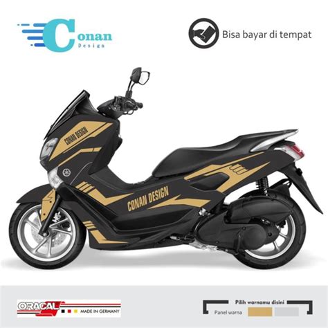 Conan Sticker Aksesoris Motor Stiker Cutting Yamaha Nmax Cn