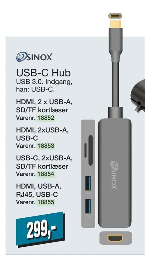 Usb C Hub Tilbud Hos Harald Nyborg