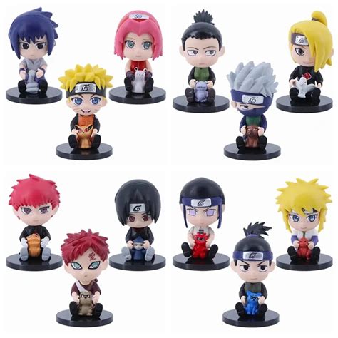 Pvc Est Tua De Naruto Pet Para Mesa Estatueta De A O Anime Modelo