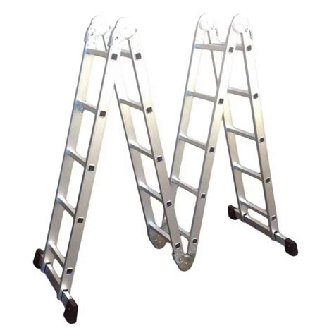 EASTMAN HEAVY DUTY 4X5 FOLDABLE MULTI PURPOSE ALUMINUM LADDER 4