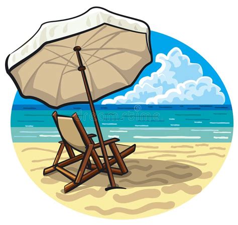 Beach Chair Umbrella Stock Illustrations 15 878 Beach Chair Umbrella