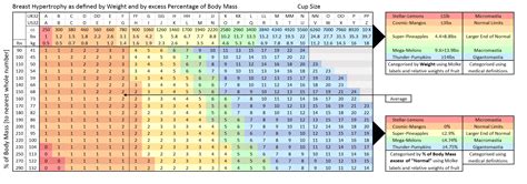 Average Breast Size Chart Age