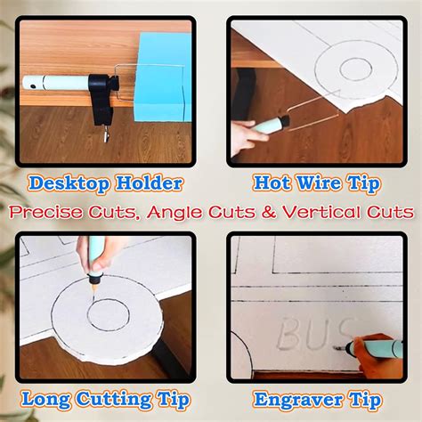 Dominox Dc V Cordless In Hot Wire Foam Cutter Machine Electric Styrofoam Hot Foam Knife Pen