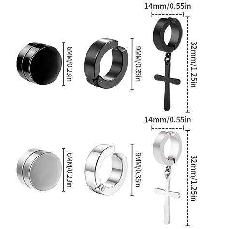 Paar Set Magnetische Ohrstecker Edelstahl Kaufland De