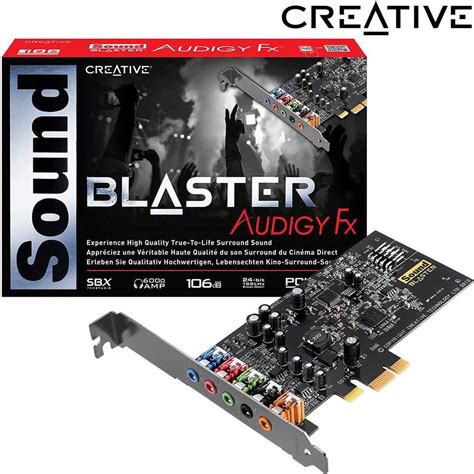 Placa Som Creative Sound Blaster Audigy Fx Pcie Sbx Pro Studio Vila