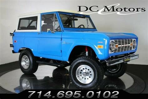 1974 Ford Bronco Frame Off Restoration Only 1k Miles Since Build For