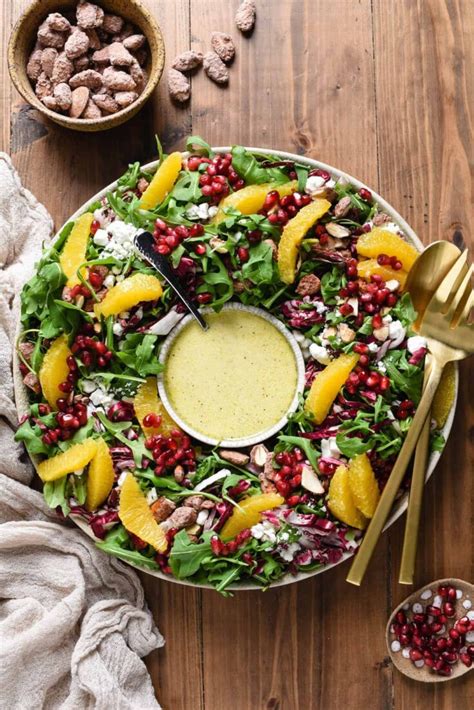 Christmas Salad Recipe With Pomegranate And Oranges Foxes Love Lemons