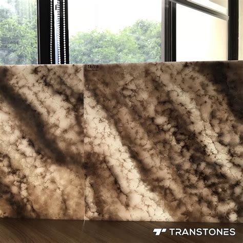 Translucent Polished Alabaster Stone Building Material Artificial Onyx