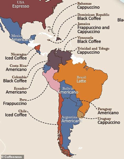 Fascinating Map Reveals Every Country S Favourite Coffee Drink In