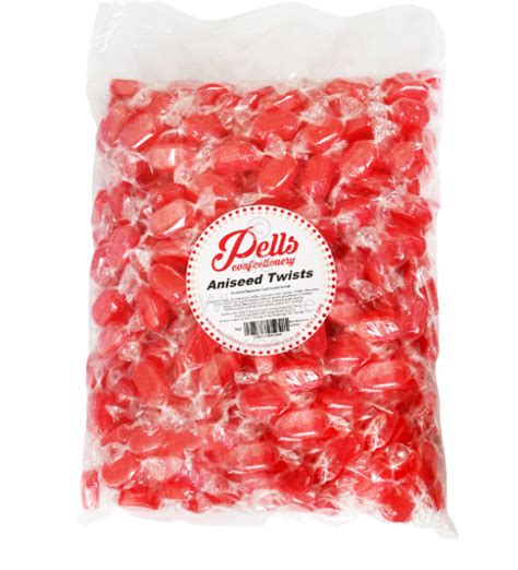 Pells Wrapped Aniseed Twists 3kg