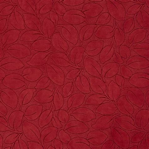 Burgundy Foliage Microfiber Drapery and Upholstery Fabric by the yard ...