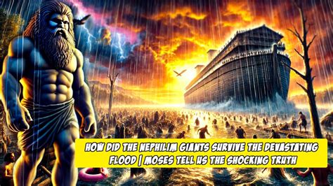 How Did The Nephilim Giants Survive The Devastating Flood Moses Tell Us The Shocking Truth