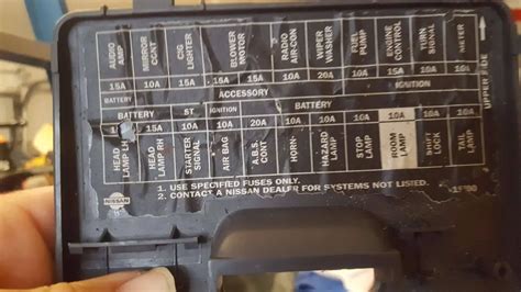 Nissan Hardbody Fuse Box Diagram Diagram Fuse Box Diagram