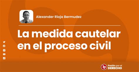 La Medida Cautelar En El Proceso Civil Lp