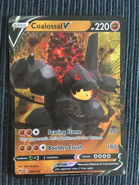 Pokemon Coalossal V Vivid Voltage En Mint Kaufen Auf Ricardo