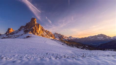 Winter in the Dolomites, Northern Italy Stock Photo - Image of dolomiti ...