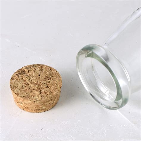 Smith S Mason Jars Set Of 12 X 100ml Mini Glass Jars With Cork Lids